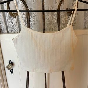 White Tank Crop top